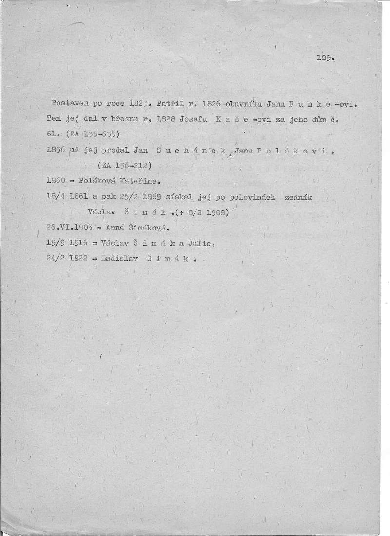 č.p. 189